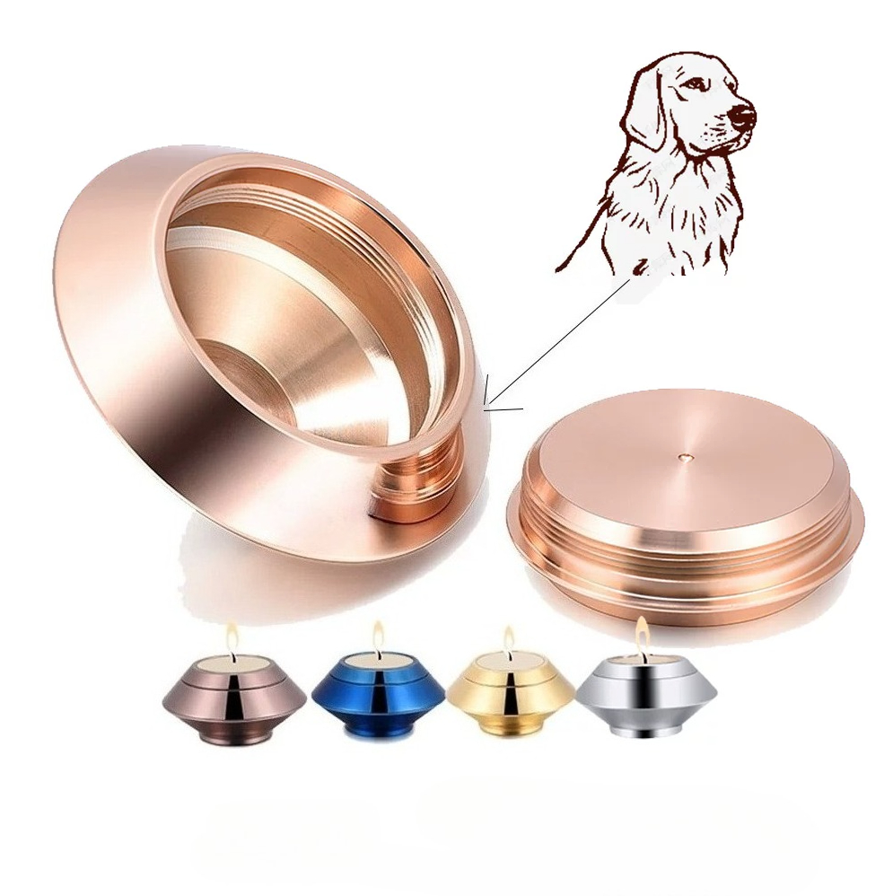 Candle Containers - Pequeñas Urnas Conmemorativas para Cenizas Humanas,
