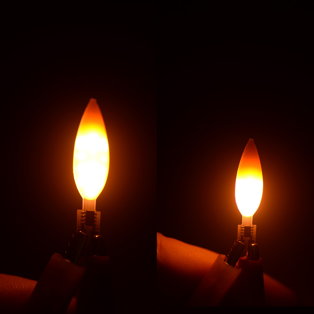Candle Wick - Llama parpadeante de 3V CC para