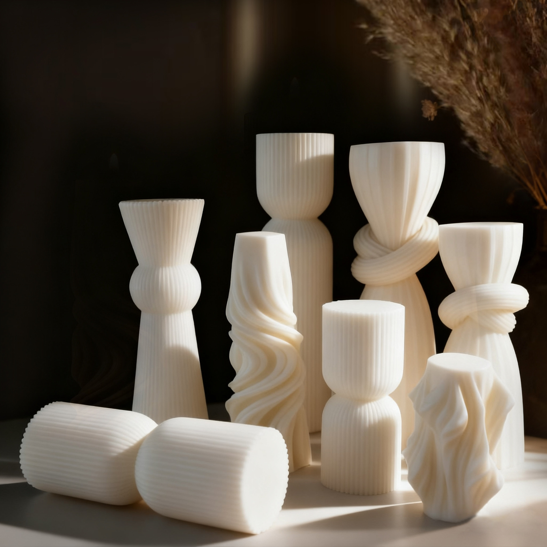 Vela Aromática Blanca Minimali - Candle Molds reseña y precio
