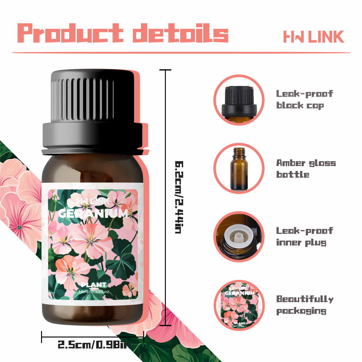 Aceites Esenciales de Geranio  - Silk Candle reseña y precio