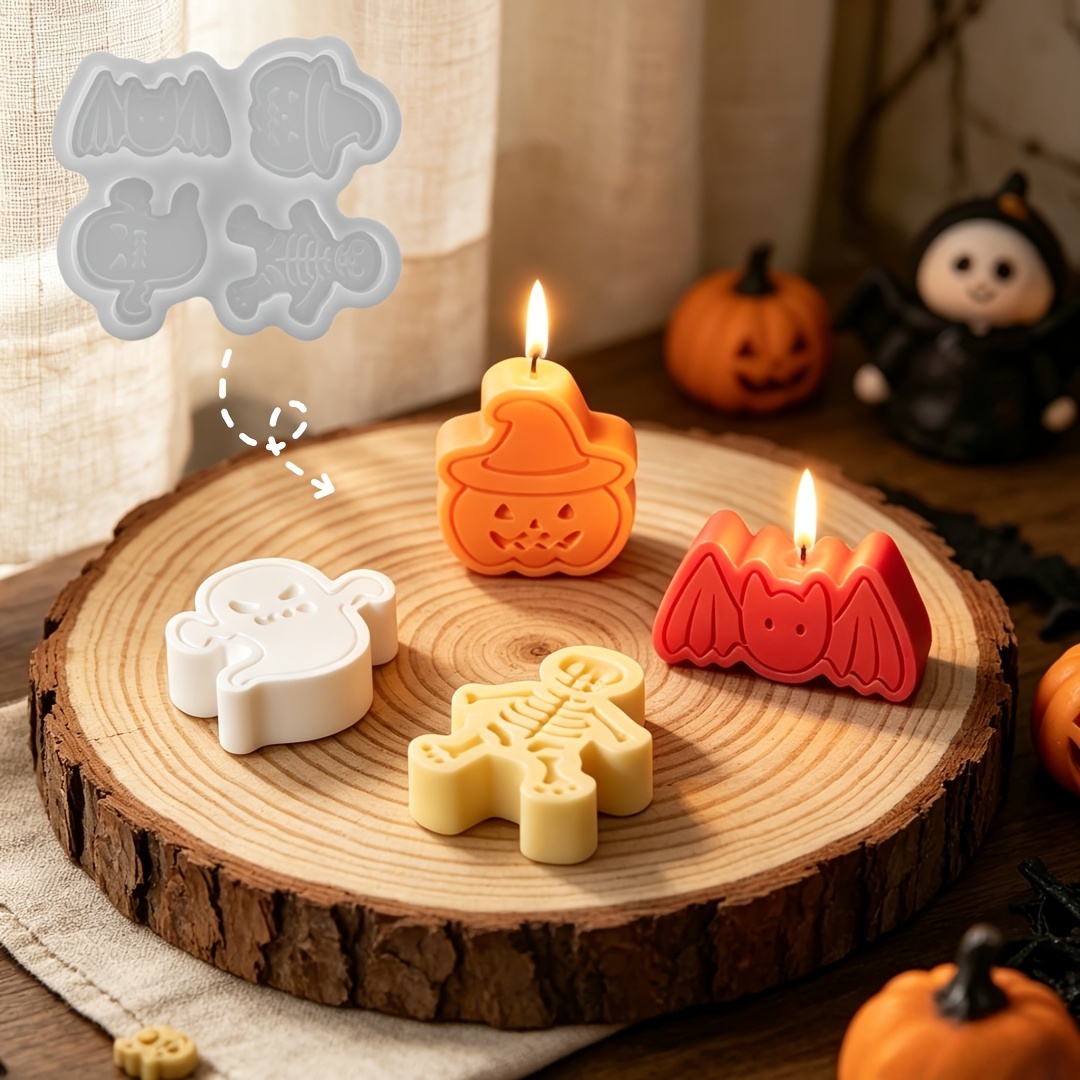 Juego de moldes de silicona de - Candle Molds reseña y precio