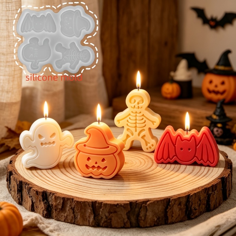 Juego de moldes de silicona de - Candle Molds reseña y precio
